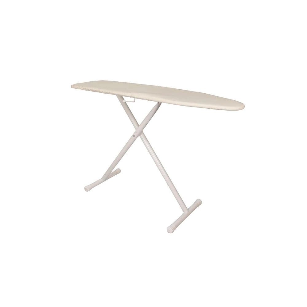 Premium Ironing Board, 53"x13.5", 1.25" T Leg, Natural Cover